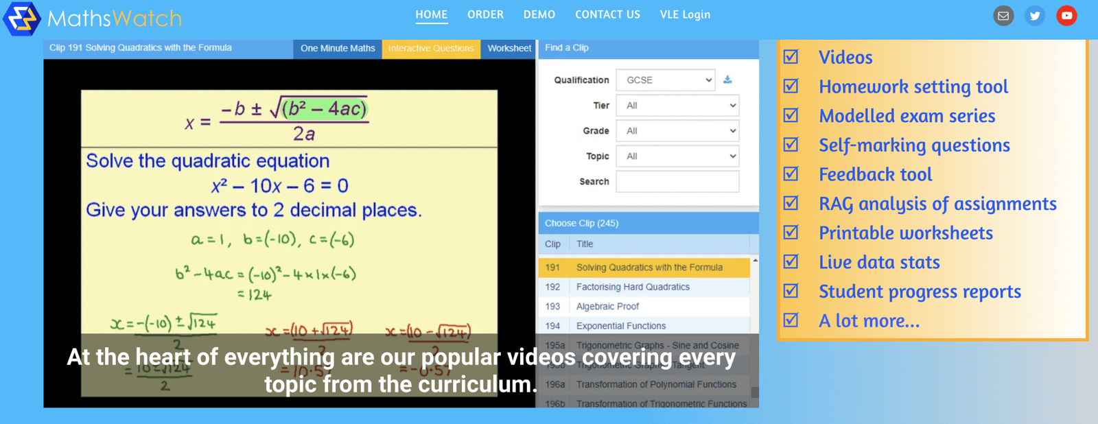 MathsWatch How to Use MathsWatch