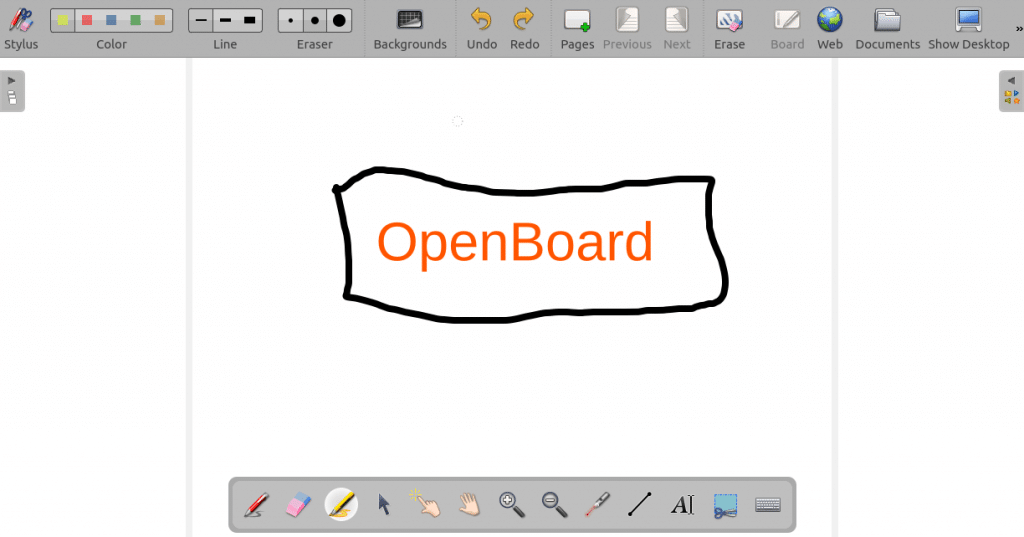 OpenBoard Free and opensource interactive whiteboard